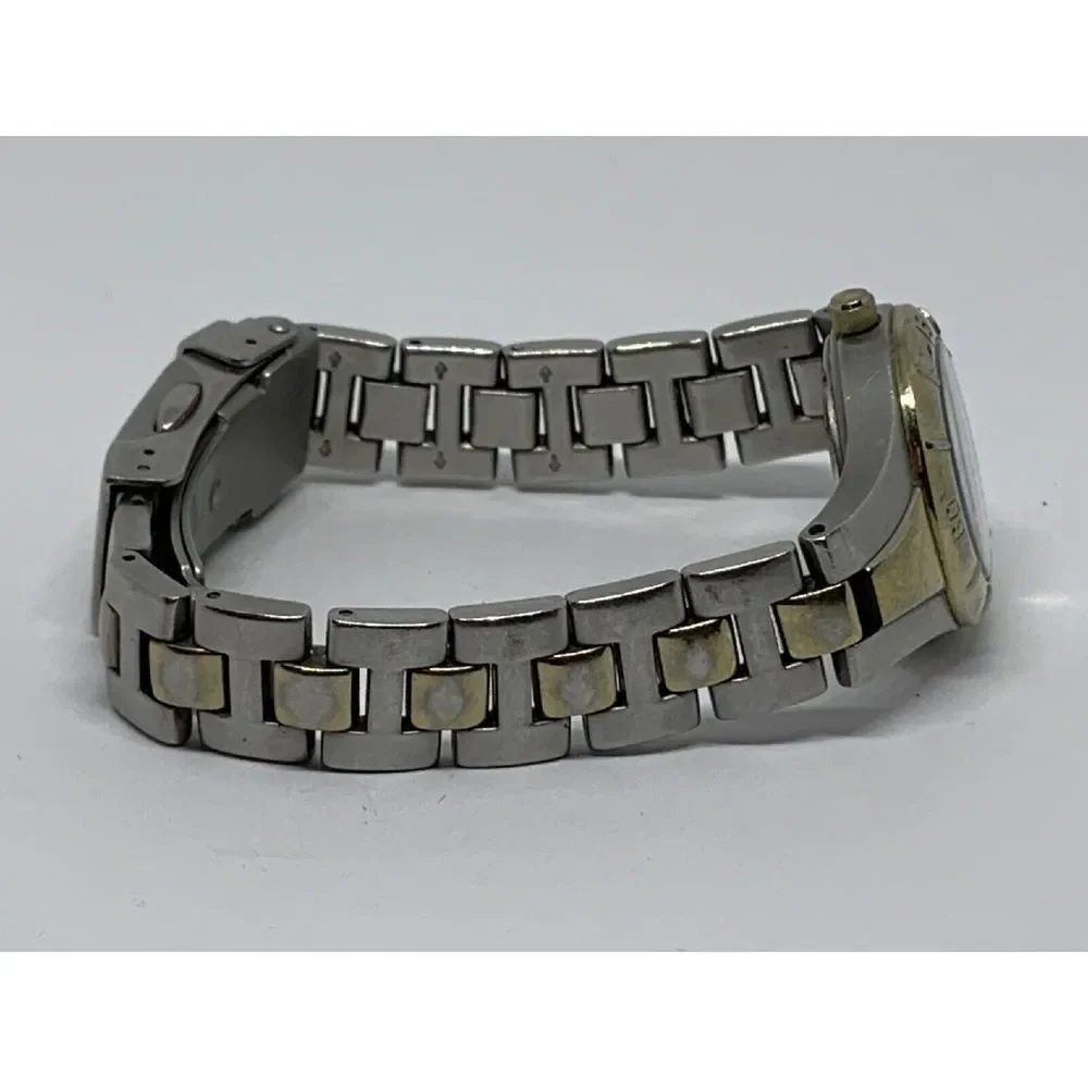 Fossil AM3860 Women's Stainless Steel Analog White Dial Quartz Wrist Watch GE14